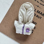 Gilet imbottito invernale Labubu di Otaku Family Store, con cappuccio in pile e cappello abbinato, per bambole di 15-17 cm