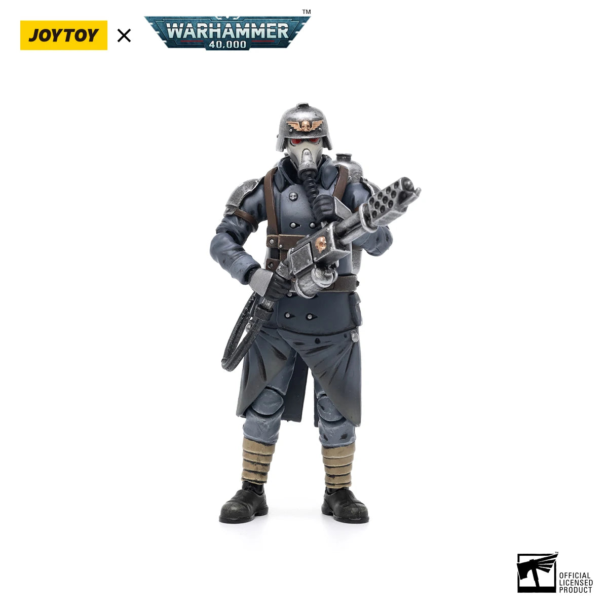 Action figure Astra Militarum Death Korps di Krieg, set di 6 pezzi, modello in scala 1/18, figura da collezione Warhammer 40K.