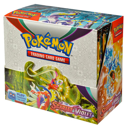 Scatola di carte Pokémon TCG Evolutions di Otaku Family Store con 36 bustine per un totale di 360 carte in inglese