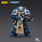 Figura d'azione Ultramarine Guilliman Titus Metaurus Chaplain Biologis Calgar Varus MKIII in stile Warhammer 40K, dettagliata e realistica