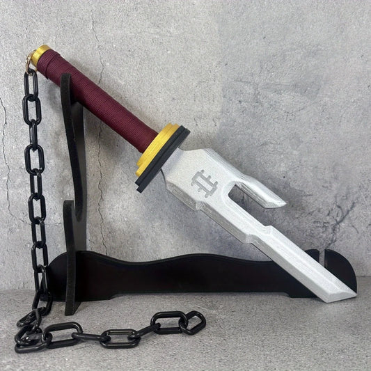 Katana cosplay da 18 pollici di Fushiguro Toji, spada giapponese in stile anime Jujutsu Kaisen, con dettagli realistici.