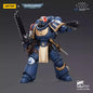 Action figure Warhammer 40K Ultramarines Titus con alloro di vittoria, altezza 3,75 pollici, marchio Otaku Family Store.