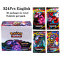 Lotto di 36 buste di carte Pokémon TCG in lingua inglese, display box con 324 carte, prodotto Otaku Family Store Online