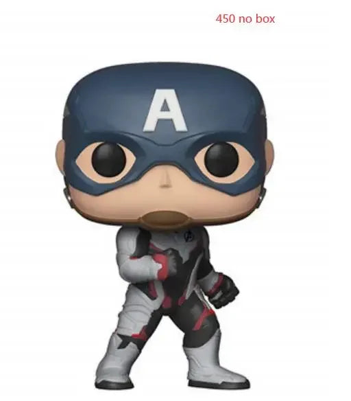 Funko Pop di Captain America dei The Avengers: Civil War, figura in vinile con dettagli caratteristici, collezione Otaku Family.