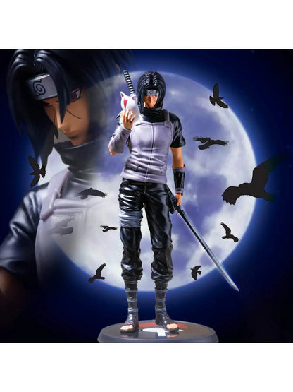 Figura da collezione di Itachi Uchiha, figura d'azione di Naruto, dettagliata e realistica, perfetta per appassionati e collezionisti.