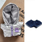 Gilet invernale per bambola Labubu con cappuccio, cappello e fodera in pile, vestito caldo e imbottito di Otaku Family Store Online