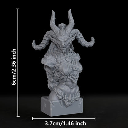 Bust fantasy demone Otaku Family, miniatura da collezionismo per giochi di ruolo, ideale come regalo di Halloween e Natale