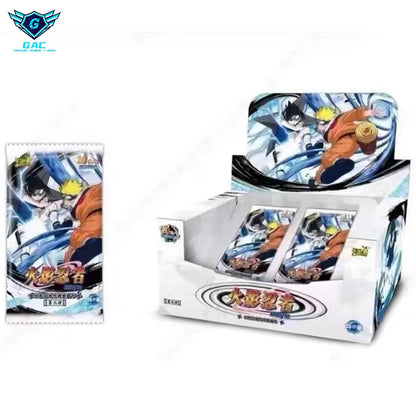 Scatola booster di carte Naruto KAYOU della collezione Naruto Card Collection, con illustrazioni e dettagli visibili sulla scatola.