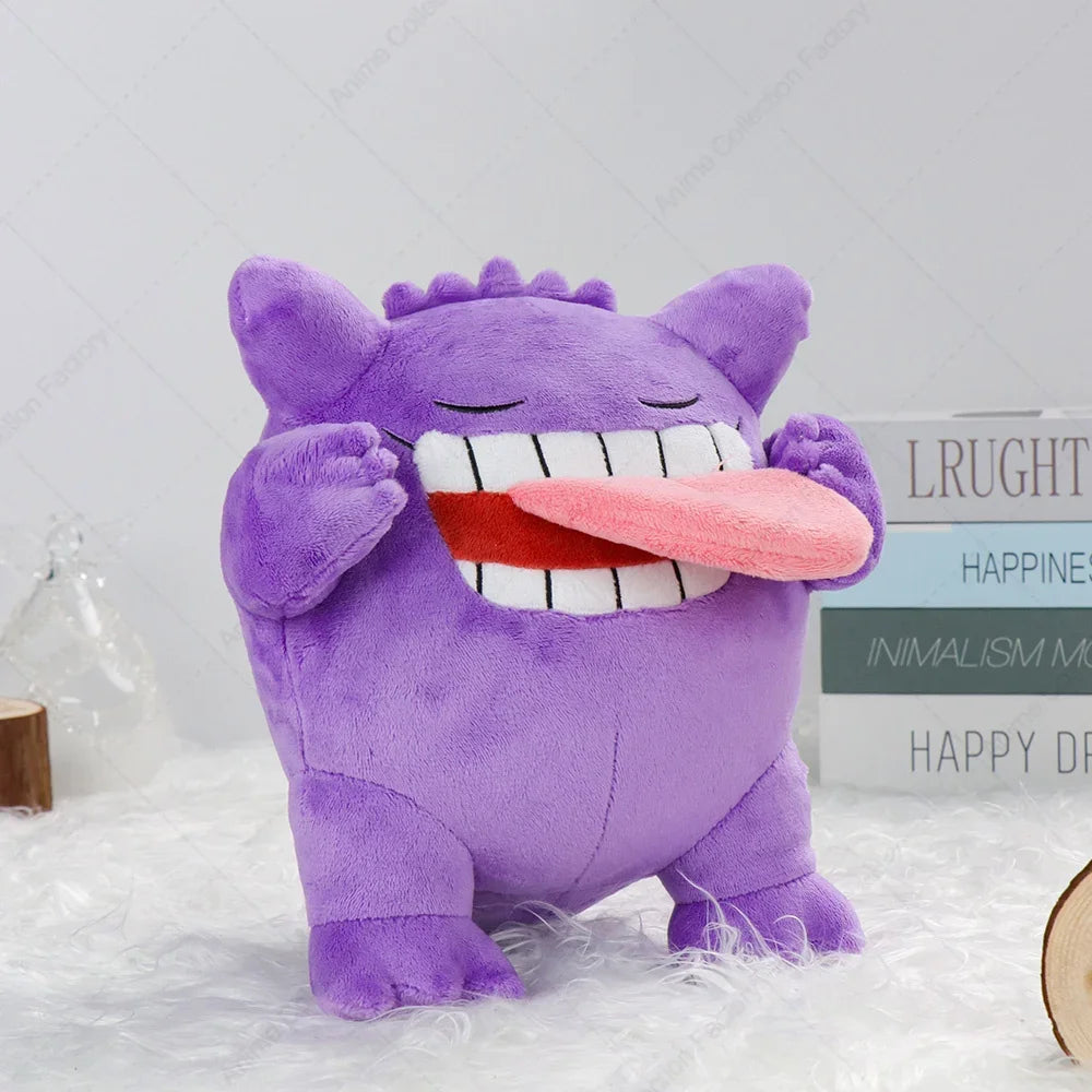 Peluche Gengar di Pokémon, morbido e dettagliato, ideale come giocattolo o decorazione, prodotto da Otaku Family Store Online