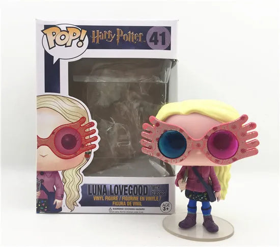 Funko Pop Harry Potter con personaggi come Hermione, Ron, Dumbledore, Hedwig e Fawkes, figure collezione Otaku Family Store.