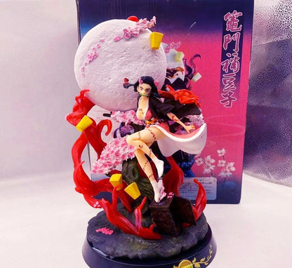 Figura di azione Otaku Family Store: Blood Breaking Mi Bean Ghost Slayer Blade Magic Cube, dettagliata e artigianale, con porta stufa.