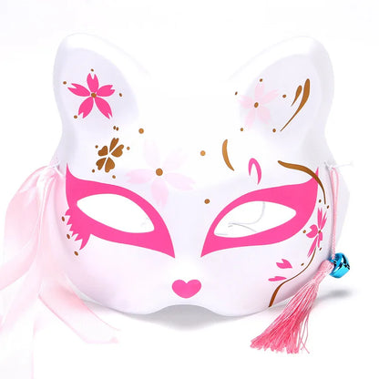 Maschera leggera da cosplay con volto di volpe, copricapo animale, accessorio per Halloween, marca Otaku Family Store Online