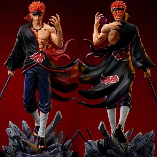 Figura d'azione Shinra Tensei di Pain, personaggio di Naruto, con dettagli artistici e postura dinamica, senza scatola.