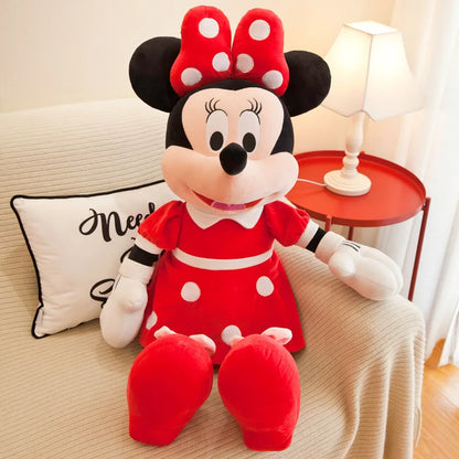 Peluche Disney Kawaii di Topolino e Minnie Mouse, morbido e carino, perfetto come decorazione e regalo per bambini