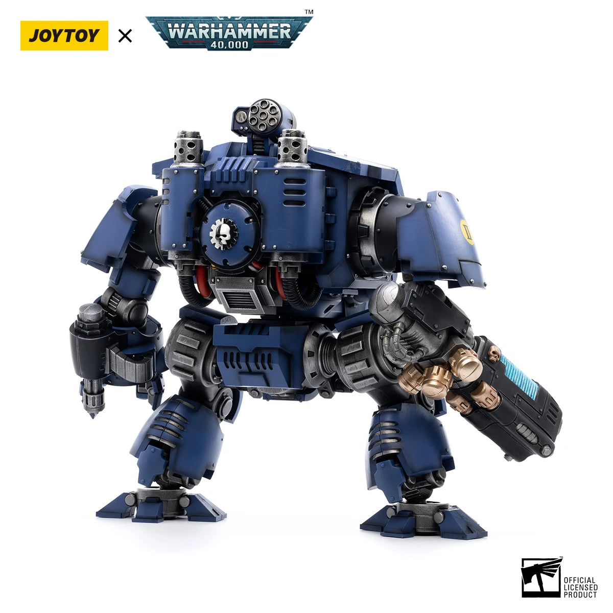 Action figure Warhammer 40K Ultramarines Redemptor Dreadnought Brother Tyleas, giocattolo in plastica, dettagliato e realistico.