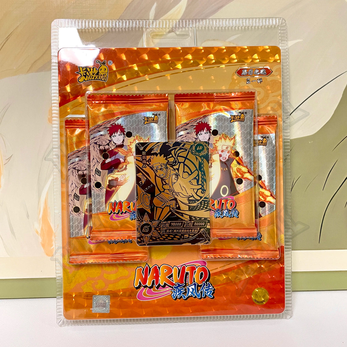 Carte da gioco Naruto TCG Kayou Chapter of the Ninja, scatola con carte rare aperte, brand Otaku Family Store Online