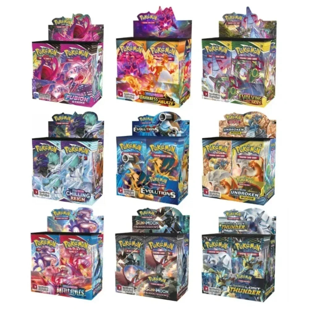 Scatola di carte Pokémon TCG Booster Random Scarlet & Violet Prismatic Evolutions 151 con 36 bustine e 360 carte, firma Otaku Family.