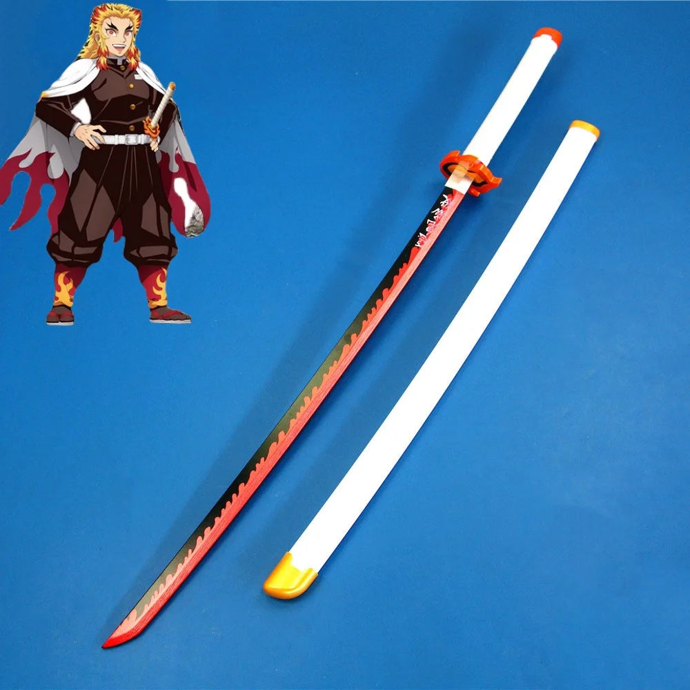 Katana da cosplay di Demon Slayer lunga 41 pollici, spada ninja anime con dettagli realistici, brand Otaku Family Store Online