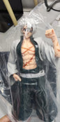 Figura d'azione Demon Slayer Shimazugawa Sanemi, 30 cm, in dettaglio, con abiti e armi, di alta qualità e stile anime.