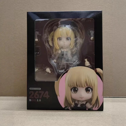 Figura anime Death Note di 10cm, Misa Amane, Light Yagami, e L, in PVC, con dettagli realistici, modello di collezione.