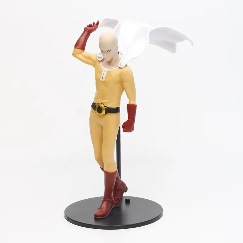 Figura d'azione One Punch-Man Saitama con mantello, 20 cm, in PVC, modello statico per collezione e giochi per bambini