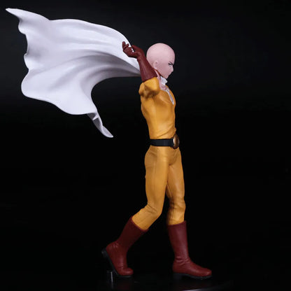 Figura d'azione di Saitama di ONE PUNCH-MAN, 20 cm, con mantello, modello statico, giocattolo in PVC, collezione per bambini