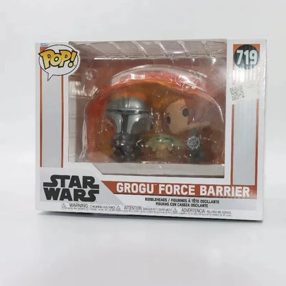 Funko Pop Star Wars Jedi Skywalker Darth Vader e Obi-Wan Kenobi, figura in stile cartoon con dettagli colorati e dettagliati