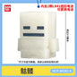 Figura collezionabile LED Minecraft Bandai Namco, set Gashapon con Steve, Zombie, Ender Dragon e Scheletro, gadget otaku.