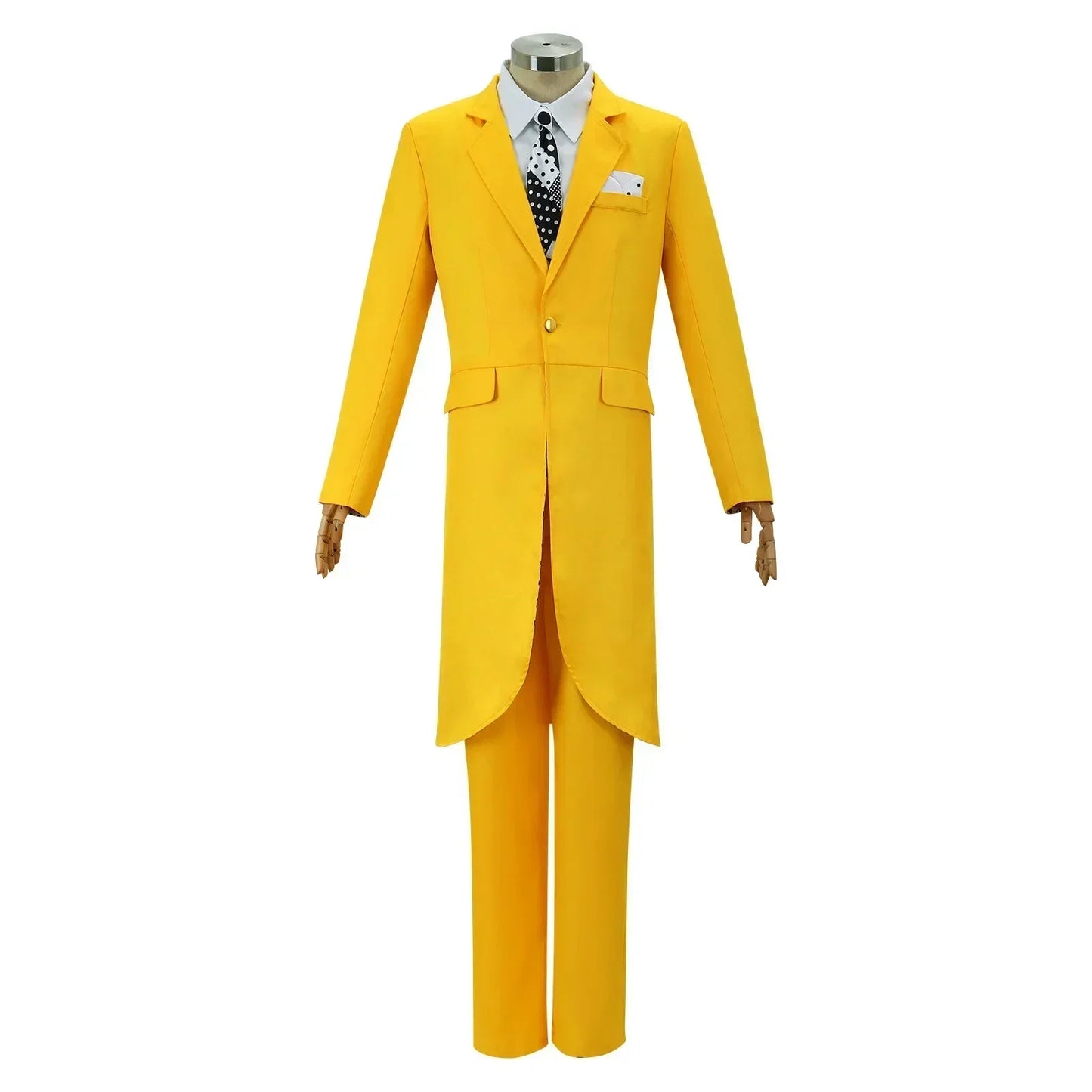 Maschera facciale verde di Jim Carrey in costume cosplay unisex, completo giallo per Halloween e performance, di Otaku Family Store.